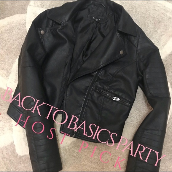 Jackets & Blazers - Faux leather jacket